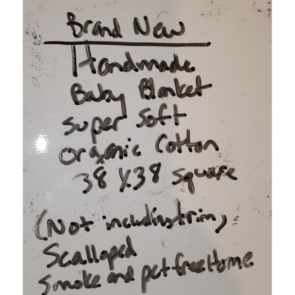 Handmade with Love Multicolor Crochet Blanket With Fringe Edges NEW - Picture 9 of 9